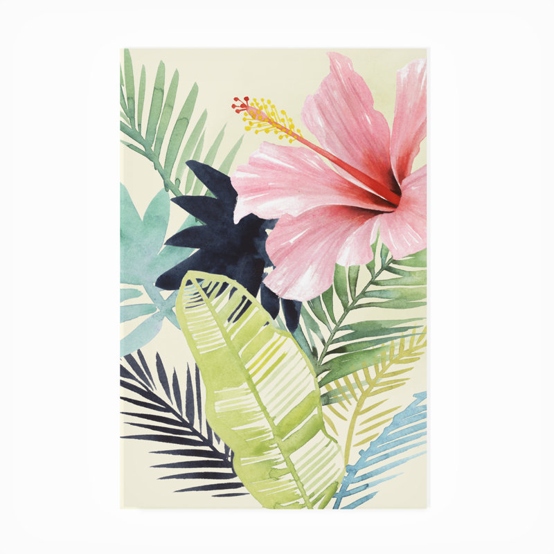 Toile d'extérieur Grace Popp «Tropical Punch I», H 32 po x l 22 po x P 1,5 po