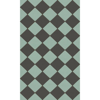 Hooppole Vinyl Checkered Indoor Rug