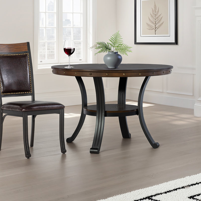 Luker 45" Round Wood Dining Table