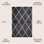 Tapis noir / blanc Birute-1011231257