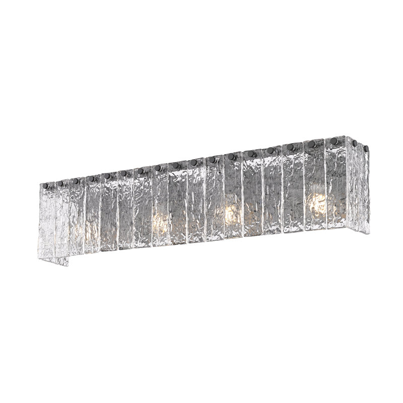 Meuble-lavabo 4 lumières Timeothy, Noir mat, Quatre lumières