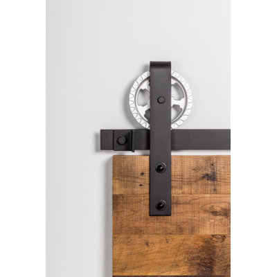 Steel and Aluminum Standard Single Door Barn Door Hardware Kit