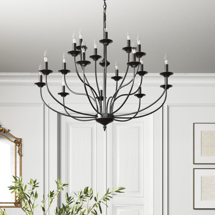 Waverly 18 - Light Dimmable Classic / Traditional Chandelier