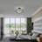 Pantalea Glass Semi Flush Mount