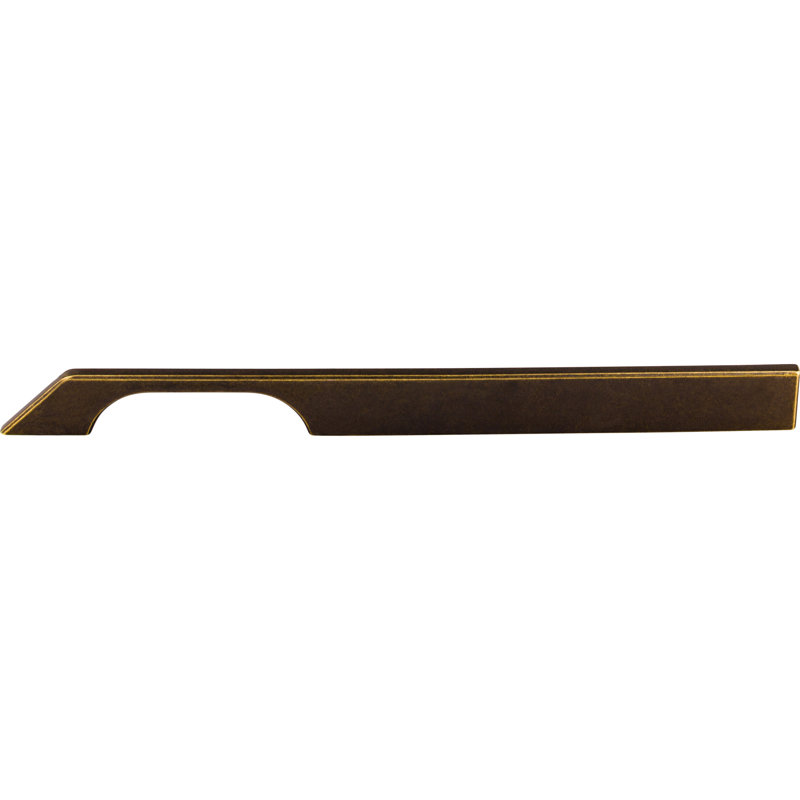 Tapered Bar pull, German Bronze, 12" Center to Center