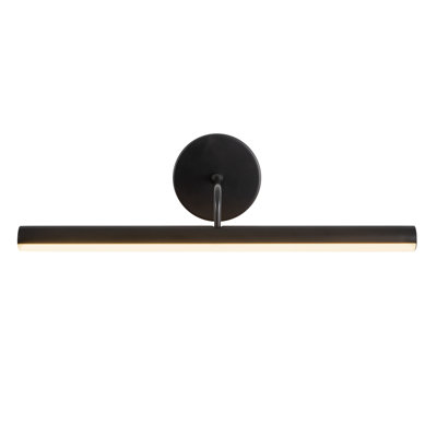 Slender 18-in Black Dimmable LED Wall/Picture Light