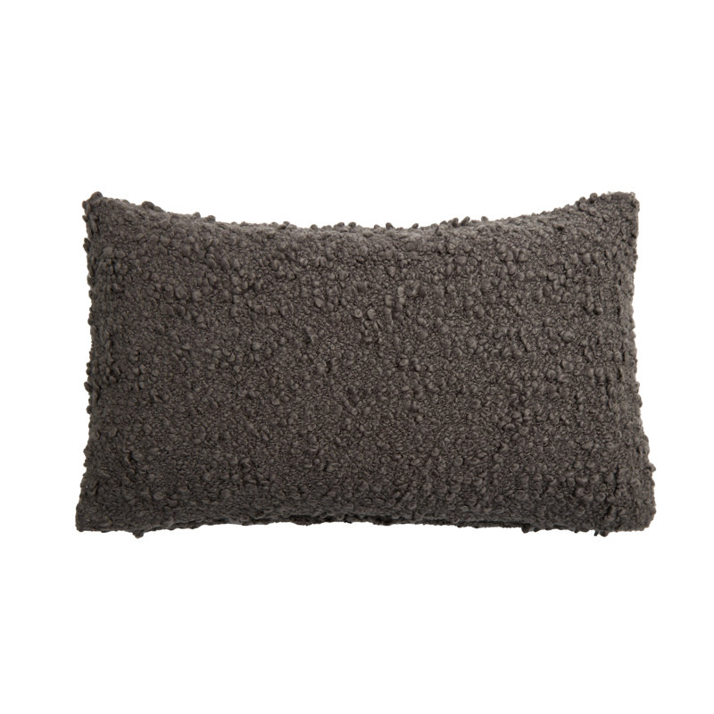 Oreiller Murphy Boucle avec insert, Rectangle H 14 po x l 24 po, Minuit minuit