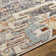 Jamieson Machine Woven Blue/Orange Area Rug
