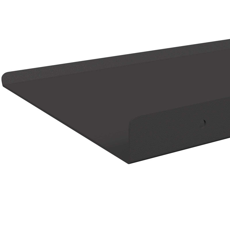 Steel Floating Shelf, Black