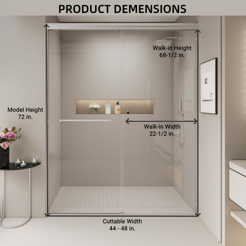 Shower Doors, Chrome