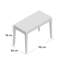 Bridgeforth 110Cm W Rectangle Writing Desk-13638565