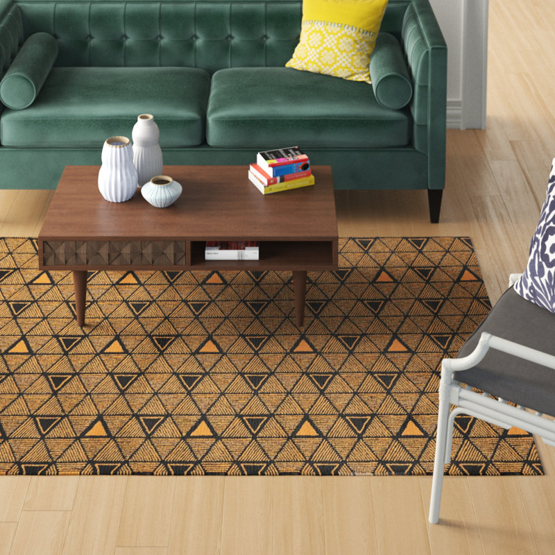 Jordao Geometric Indoor Rug, Rectangle 5' x 7'