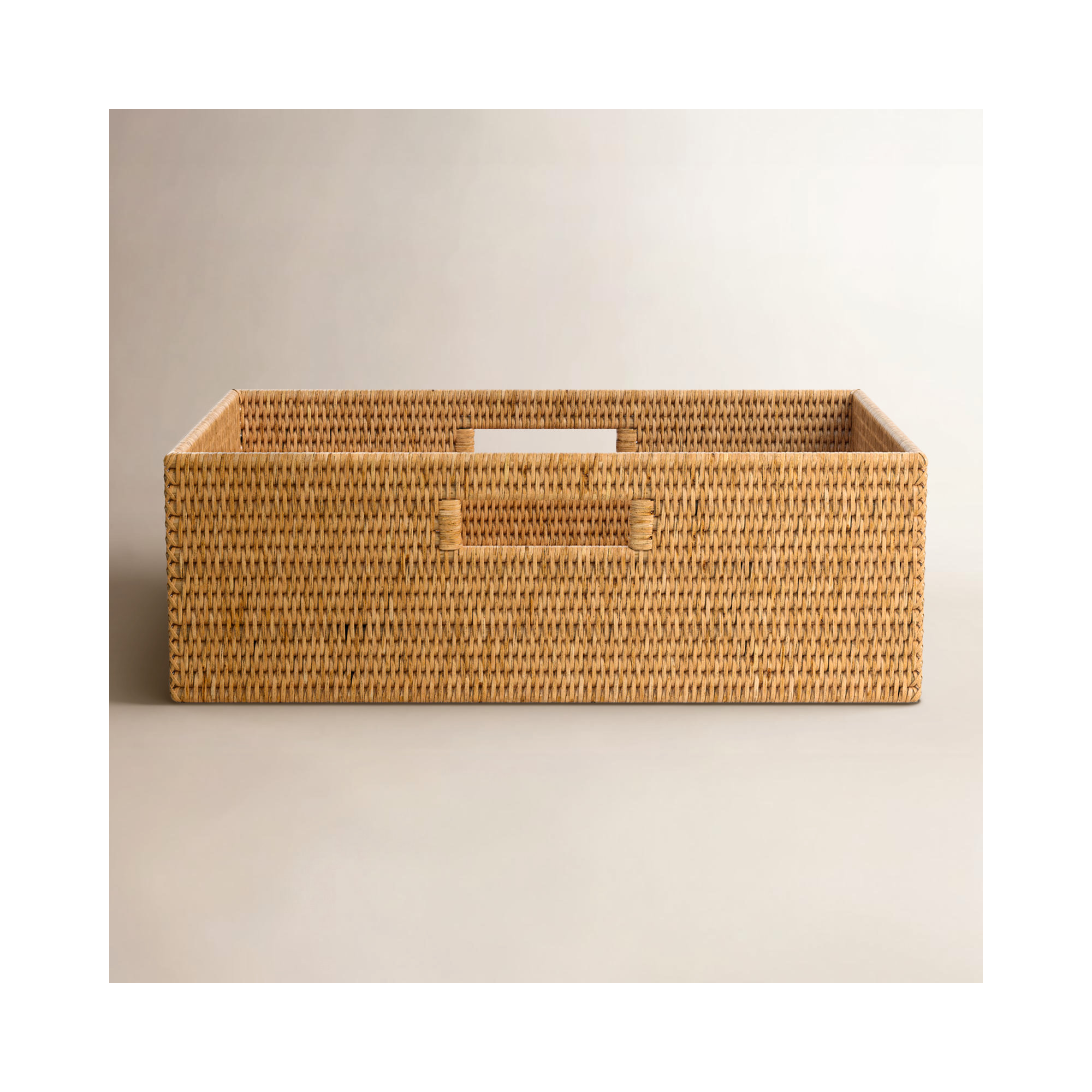 Claydon Handmade Decorative Basket 1, Honey Brown