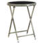 Hisham Round Glass Outdoor Bistro Table - 60 cm W 60 cm D-1120353856