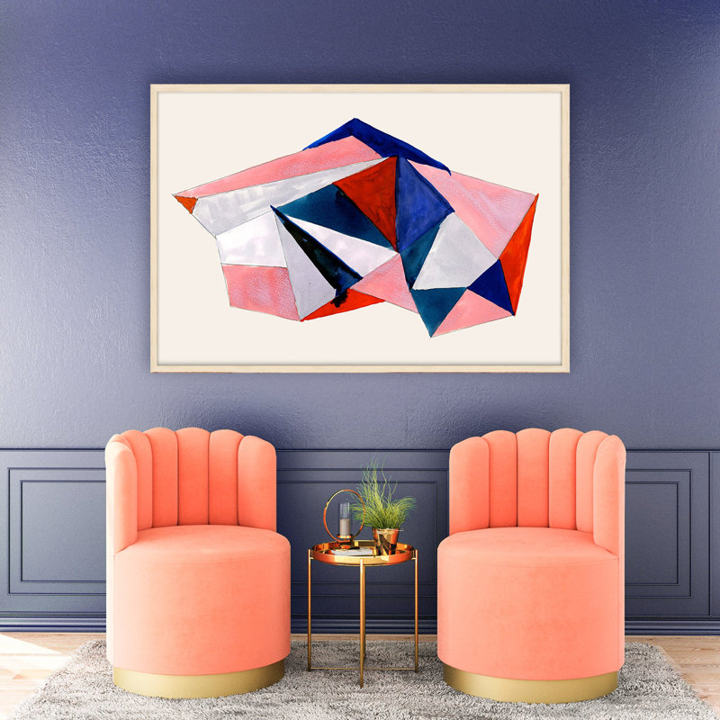 «Rust Geometric» par ZBC Everyday - Peinture encadrée sur papier