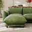 Canapé modulaire rembourré 6 places Canapé modulaire en velours avec 2 repose-pieds pour le salon-329769746