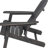 Wood Folding Chair - Dark Gray, Rustic Style For Outdoor Seat Foldable With Touch-37961896