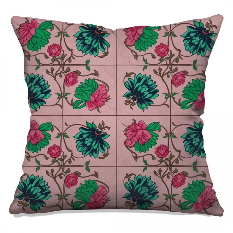 Coussins décoratifs roses, 26 x 26 pouces