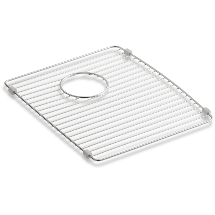 KOHLER Deerfield 12.84 in. x 15.35 in. Stainless Steel Sink Rack