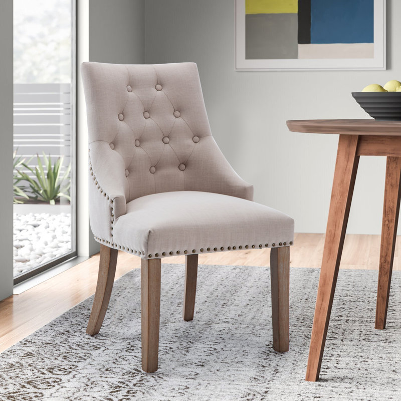 Chaise d'appoint Tonni, Beige