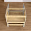 Armoire de salle de bain autoportante en bois massif l 36 po x P 21,5 po avec tiroir en queue d'aronde et porte à fermeture en douceur (assemblé)-92666610