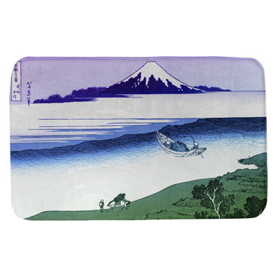 Tapis pour salle de bain antidérapant Clair Tama River in Musashi