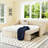Upholstered daybed with Pop Up Trundle-1085081349