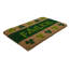 Tapis d'extérieur en fibre de coco tissé à la main 30 po x 18 po Tro Fáilte