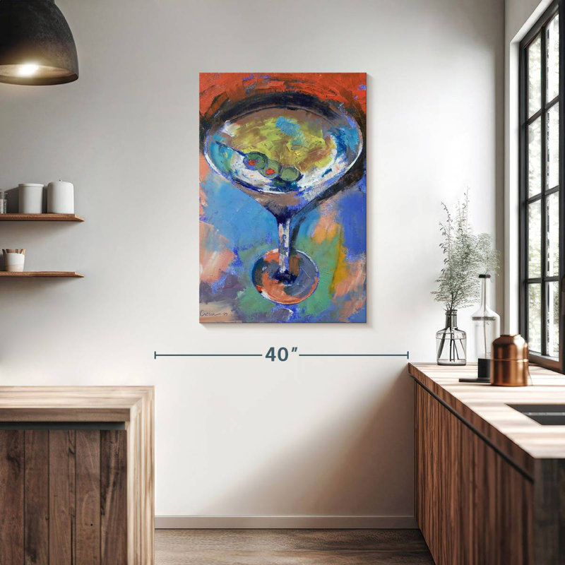 Yarlin Bar Martini, 39" H x 26" W
