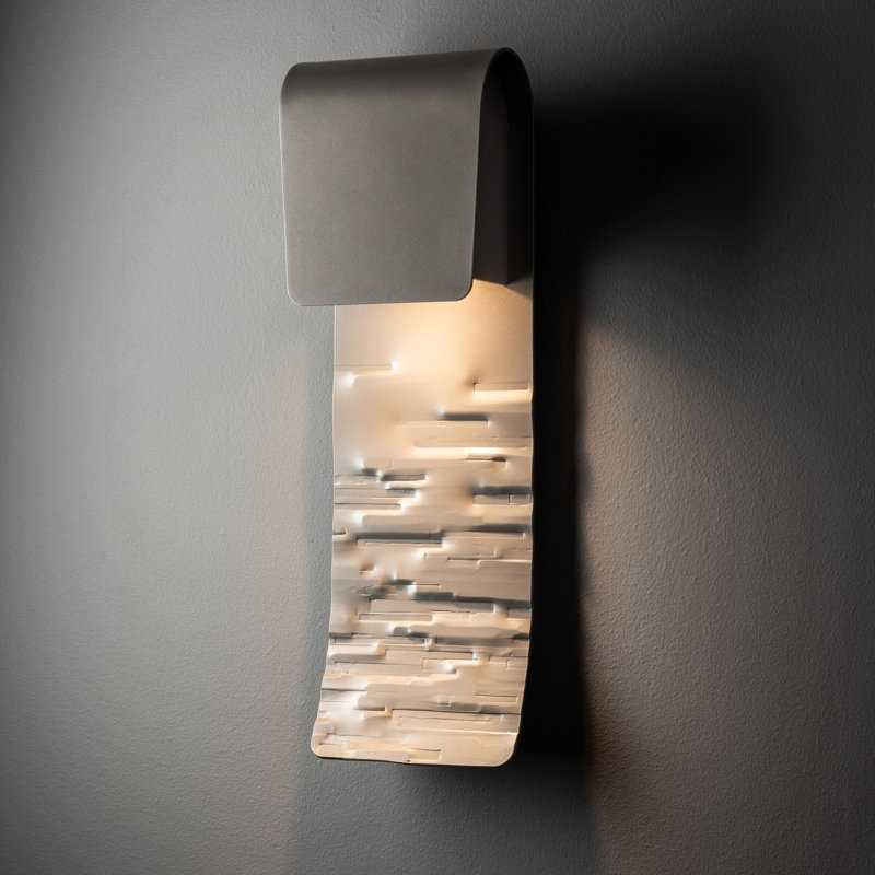 Element Outdoor Sconce, Oil Rubbed Bronze, 19" H x 6" W x 4.5" D, 75 W
