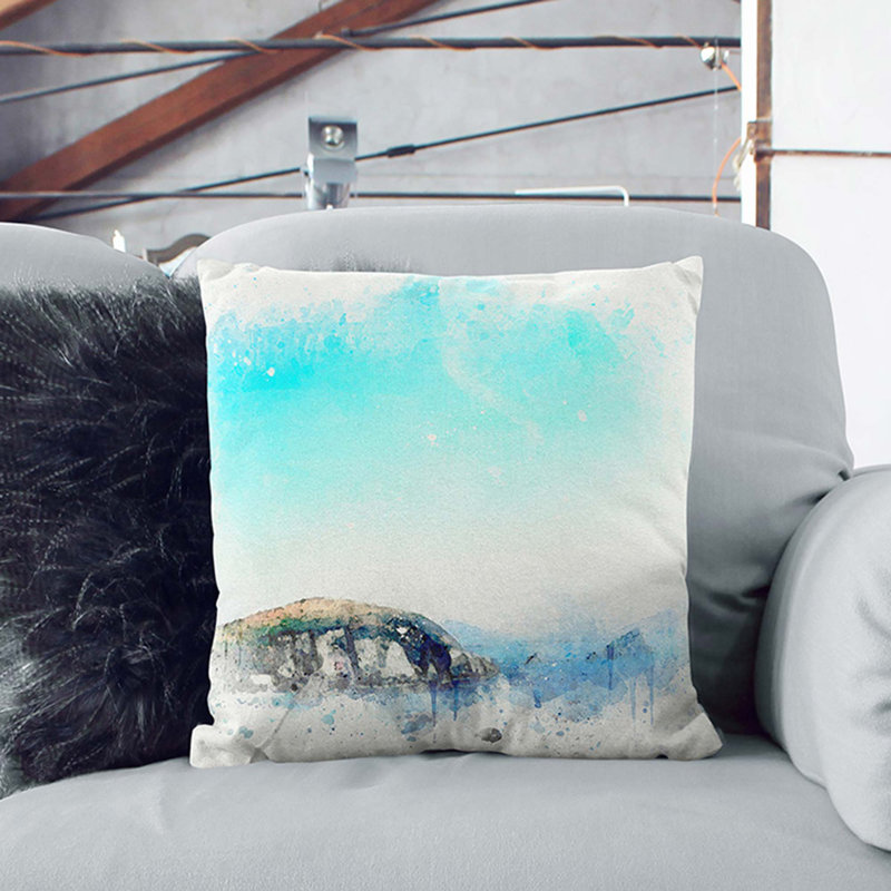 Square Throw Cushion, 40cm H x 40cm W x 15cm D