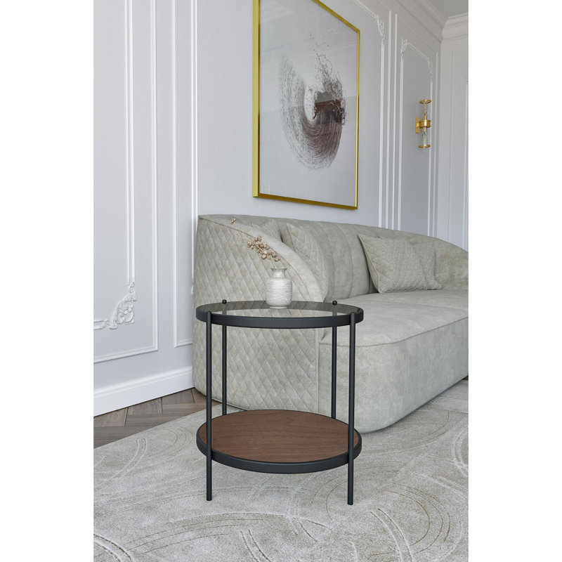 Side Table, Transparent, Antique Pine