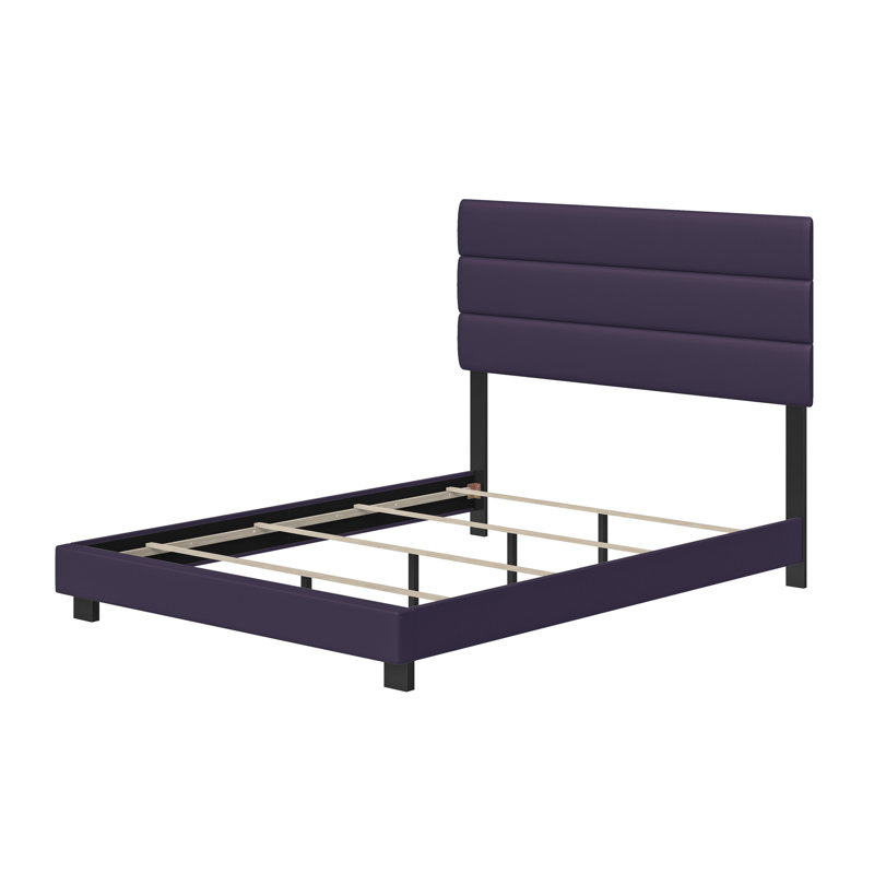Base de lit tapissier Boyd Sleep Napoli, Complète, Mauve