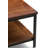 Skyler 34"W Solid Mango Wood and Metal Industrial Square Coffee Table with Open Shelf and Black Frame-1606540073