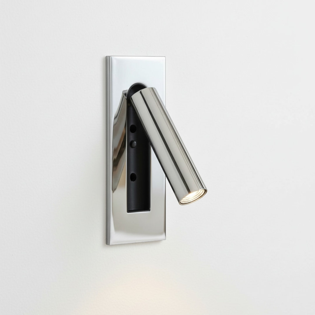 Ultra Beam Lighting Light/White Ultra Beam Ing 3 Watt Chrome Recessed Adjustable Led Reading Wall Lamp - Image 2