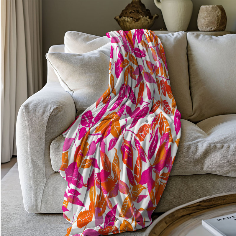 Lived Leaf Designs - 1 pièce Sherpa Premium, L 60 po x l 50 po