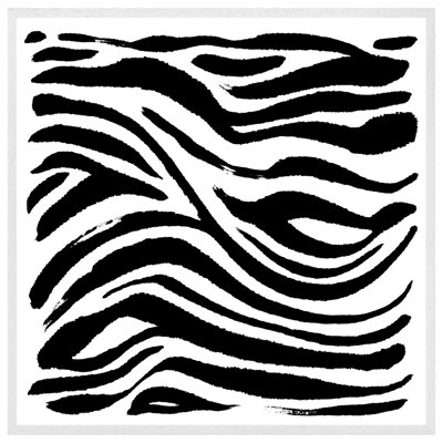 Atsunori Zebra Stripes Print - Single Picture Frame Print
