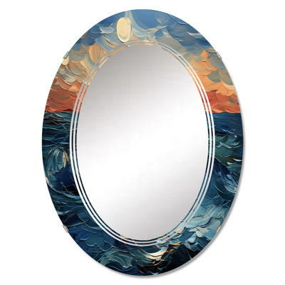 Mangue - Miroir mural moderne ovale