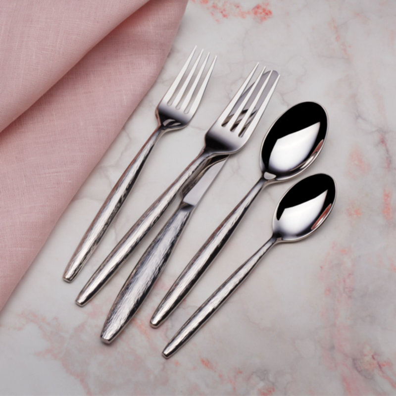 Mikasa Marta 20 Piece Flatware Set, Service For 4, 18/0 Stainless Steel