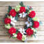 Handcrafted Faux Polyester 24'' Wreath
