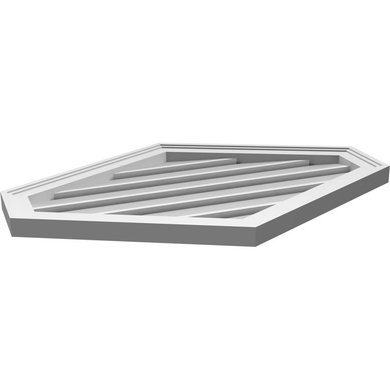 Pente verticale verticale en uréthane 6 pi, 22" H x 32" W x 1.5" D