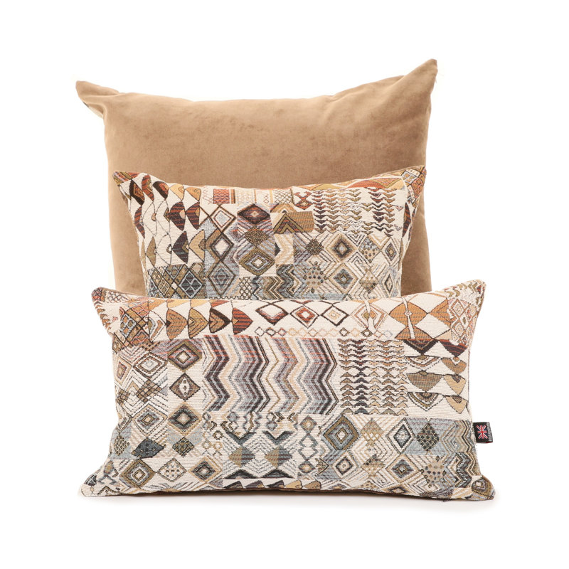 Christina Patchwork Rectangular Throw Cushion