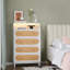 Armoire à panneaux 4 tiroirs en mélamine avec panneaux en mélamine-301890953