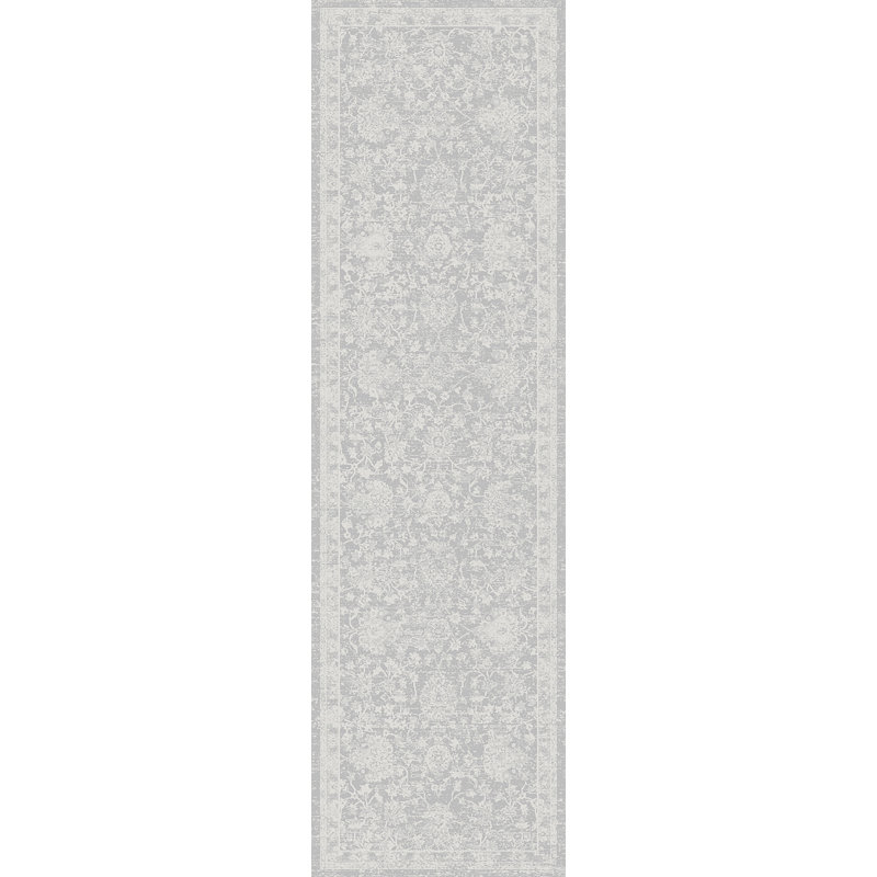 Stamey 12502-981 LT GREY/BEIGE/IVORY, Runner 2'2" x 7'7"