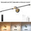 Lampe à DEL rechargeable, lumière d'art à intensité variable de 30 ou 37 pouces, bras réglable, télécommande-1653980389