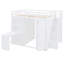 Lit superposé double avec garde-robe, bureau et tablettes-1599941442