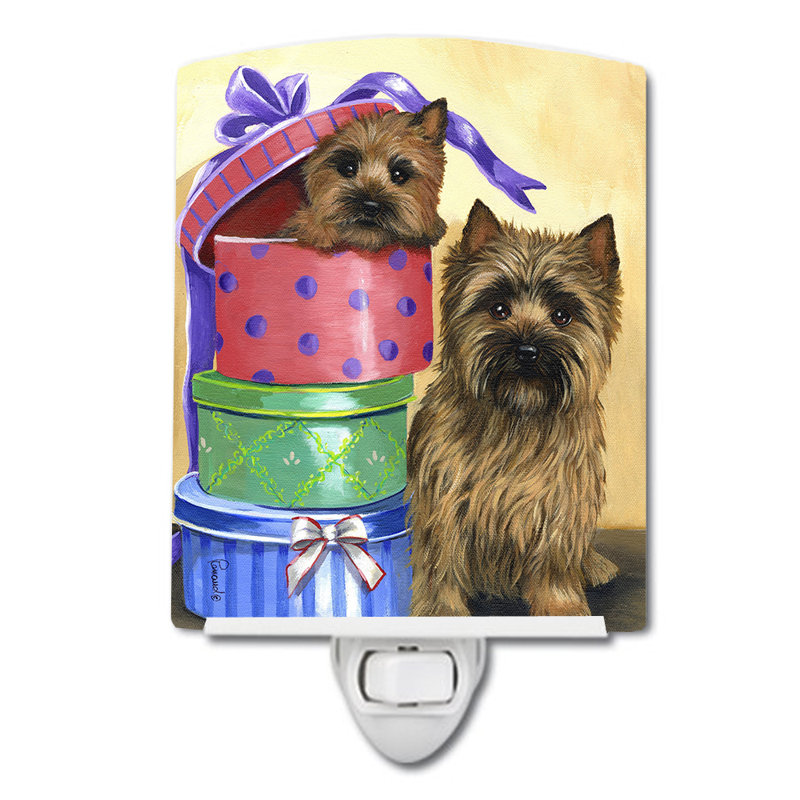 Veilleuse Westie, Cairn terrier boudoir