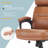 Click365 Classic Executive Office Chair, Ergonomic Mid-Back, Double-Layer Seat Cushion-104411449