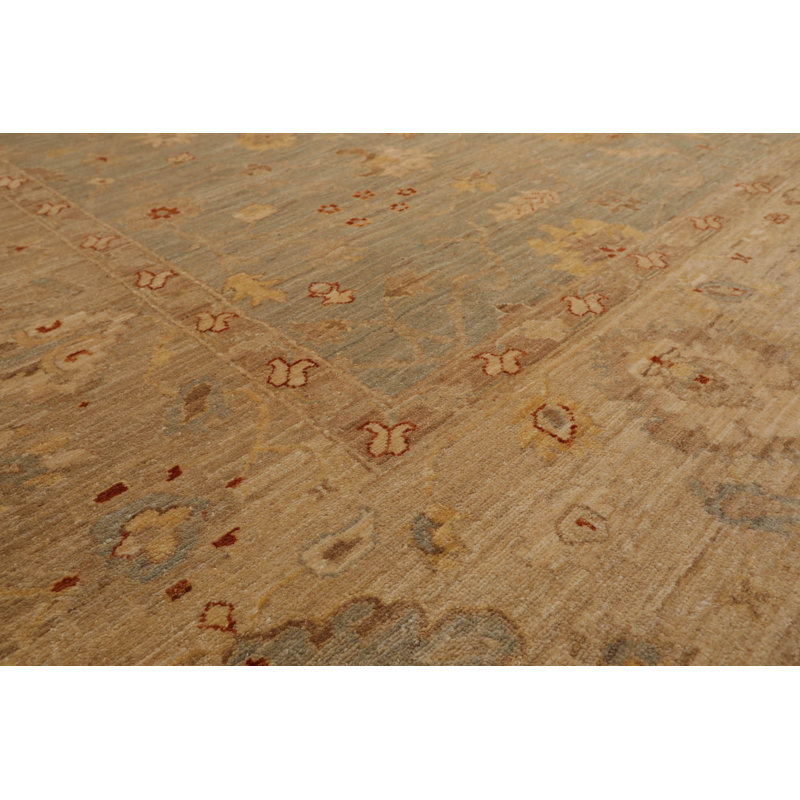 One-of-a-Kind Rectangle:9'4''x12'1'' Wool Area Rug in