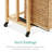 Grahame Vertical Rolling File Cabinet for Home, Office w/ Rubberwood Frame, Locking Caster Wheels-2132218120